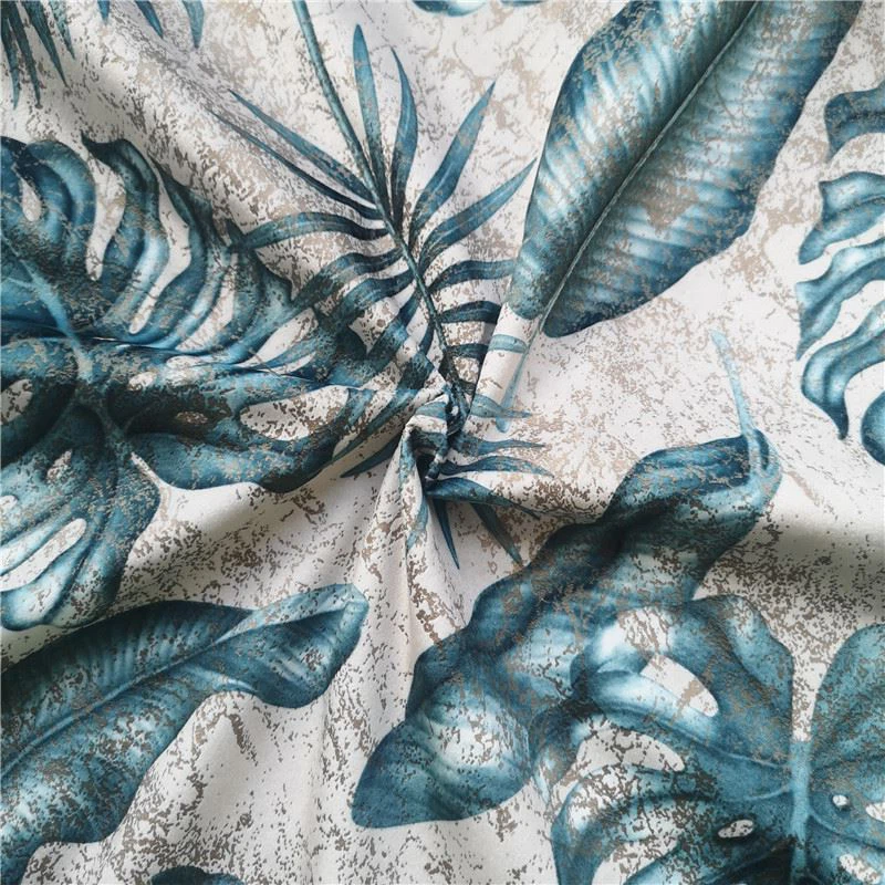home print velvet fabric