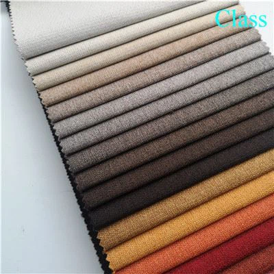 fleece backing linen fabric