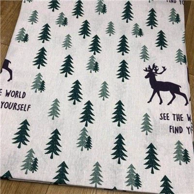Christmas Decoration Linen Fabric