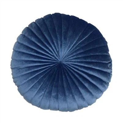 Круглая бархатная подушка