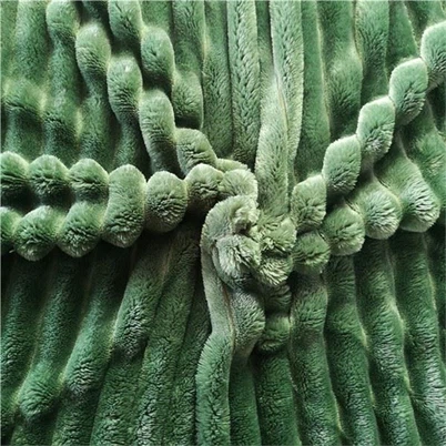 Ткань для одеяла в полоску из плотного флиса