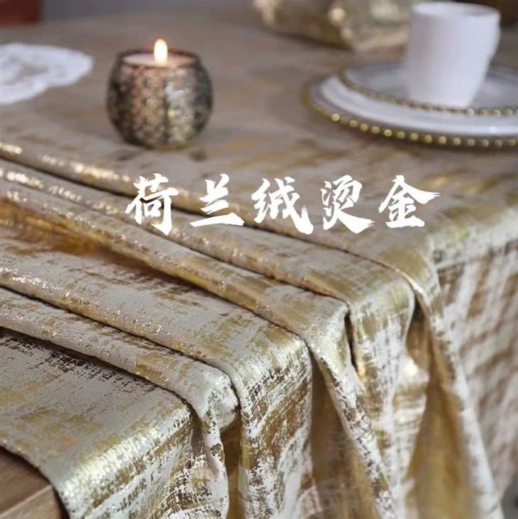 Top Selling Tablecloth Velvet Fabirc Supplier